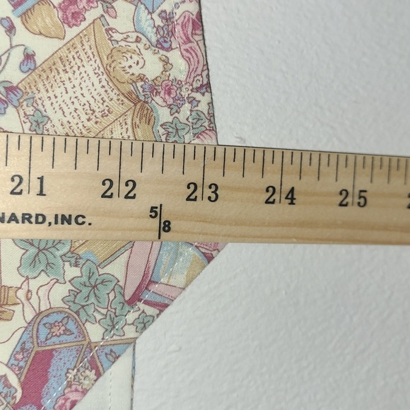 Milkmaid Cupid Vest Cream Pink Victorian Romantic Floral Angel Print - Picture 5 of 8